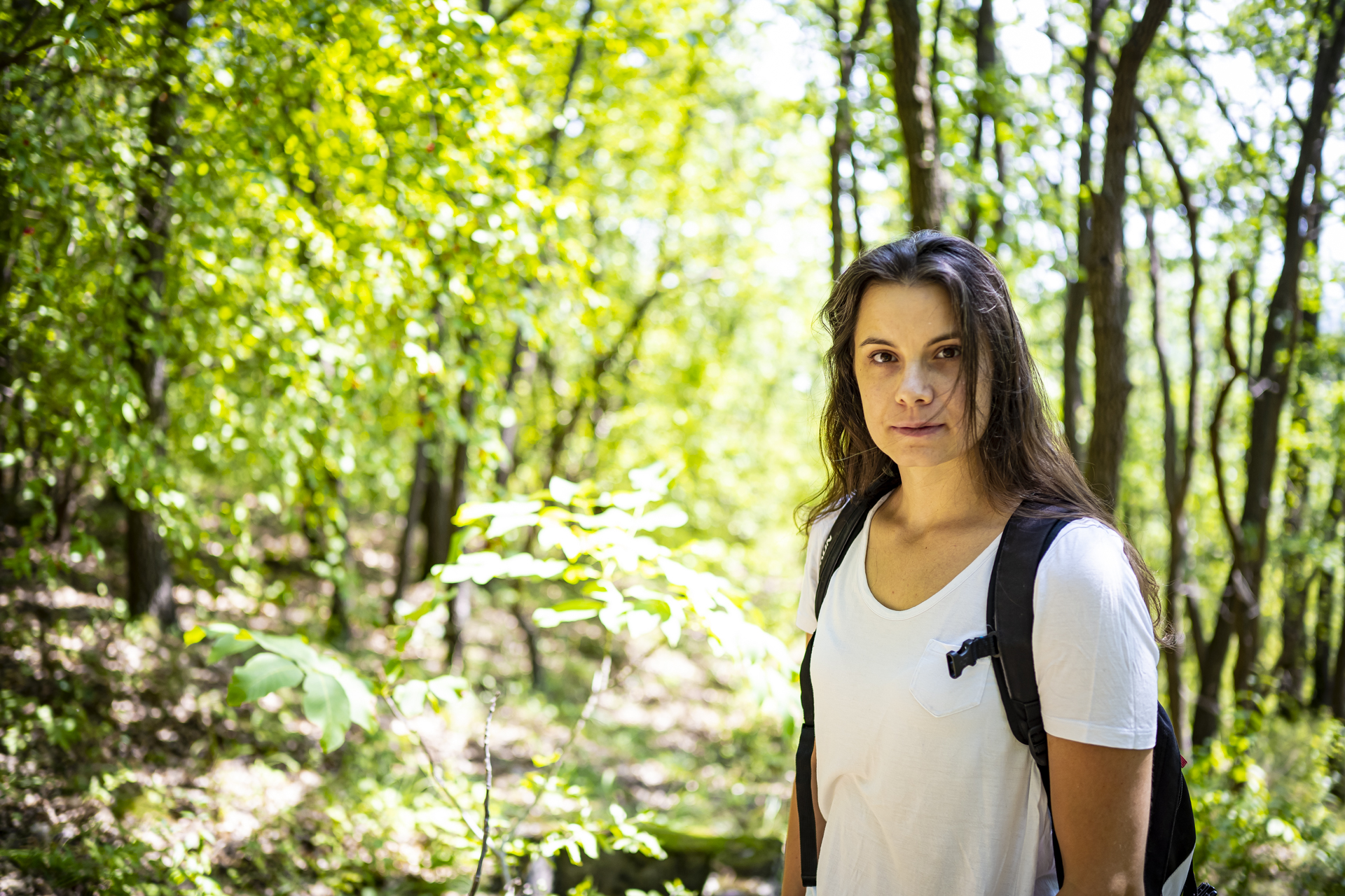 Didi Drobna im Hirtenberger Wald